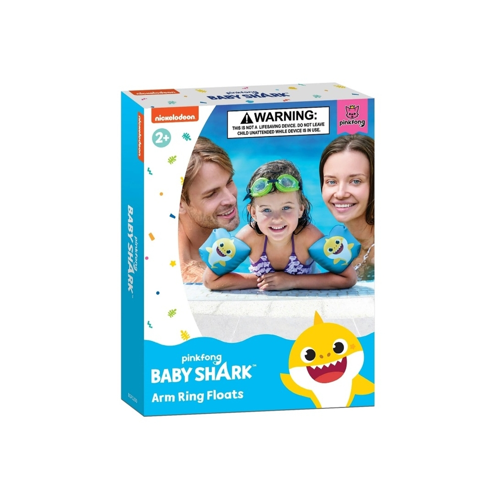 Baby Shark Swim Arm Floats - Blue and Yellow